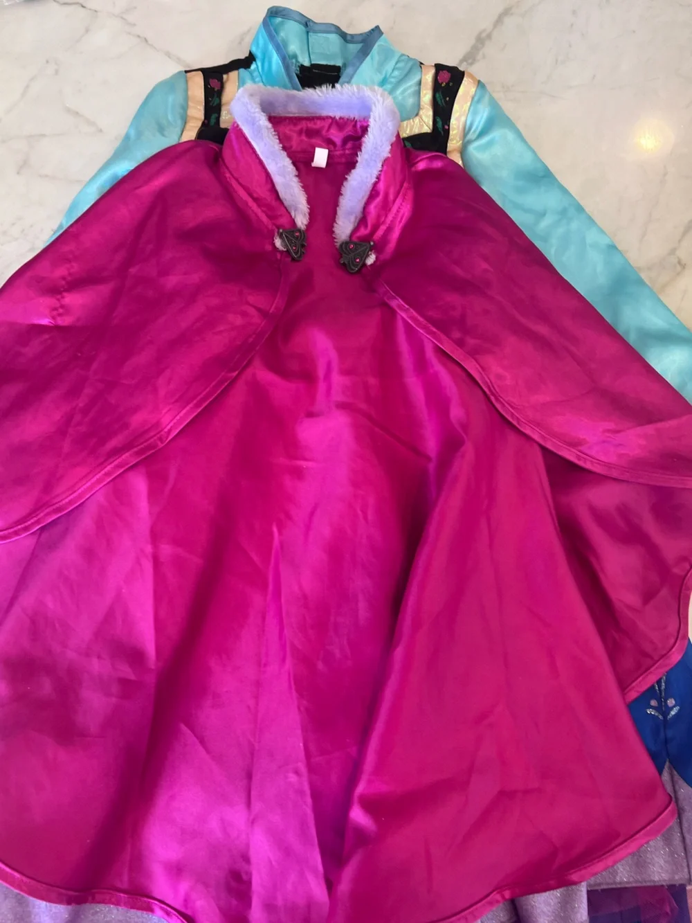 Disney Frozen Anna Princess Costume Dress with Cape